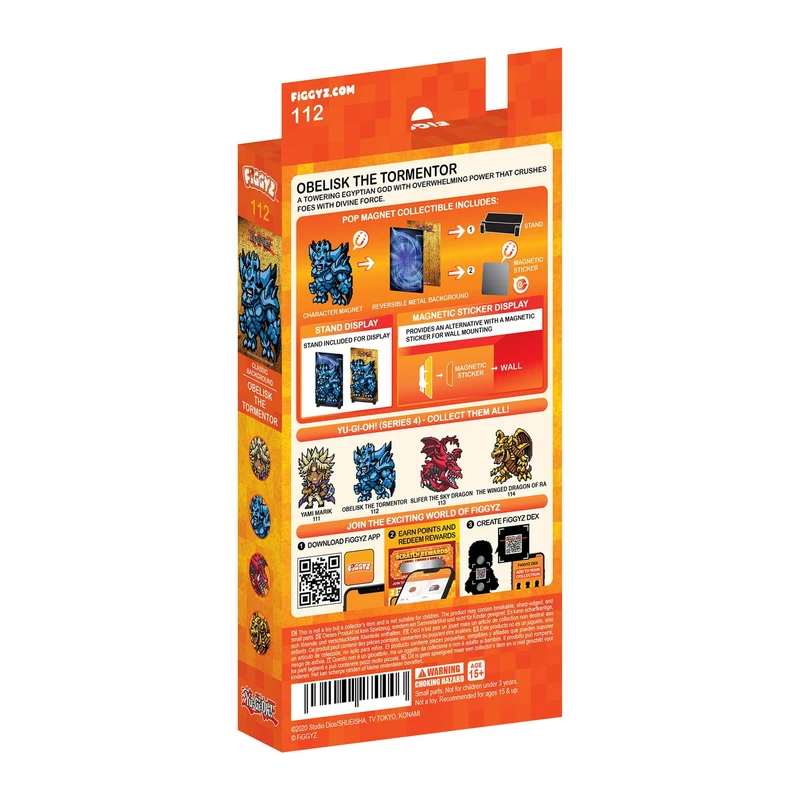 Yu-Gi-Oh! FiGGYZ Magnet-Sammelfigur Obelisk the Tormentor