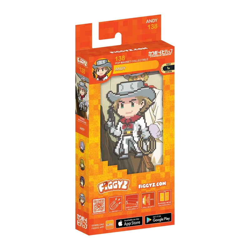 Cowboy Bebop FiGGYZ Magnet-Sammelfigur Andy 11 cm