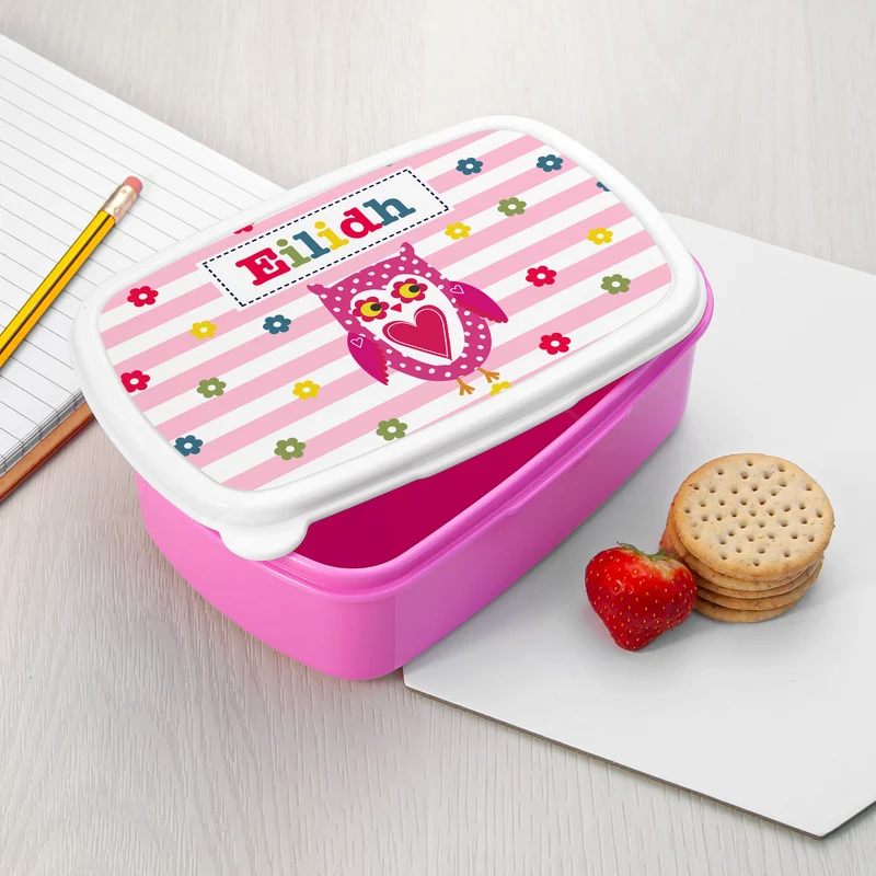 Personalised Personalised Girl's Lunch Box