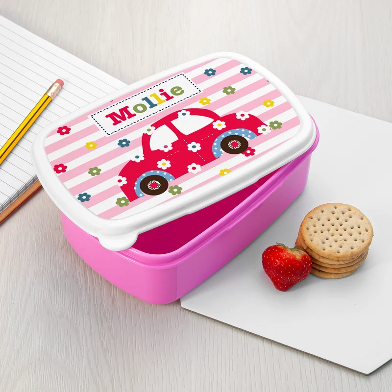 Personalised Personalised Girl's Lunch Box