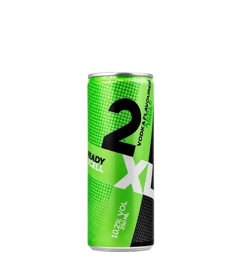 2XL Vodka Green Apple 10.2% 250ml