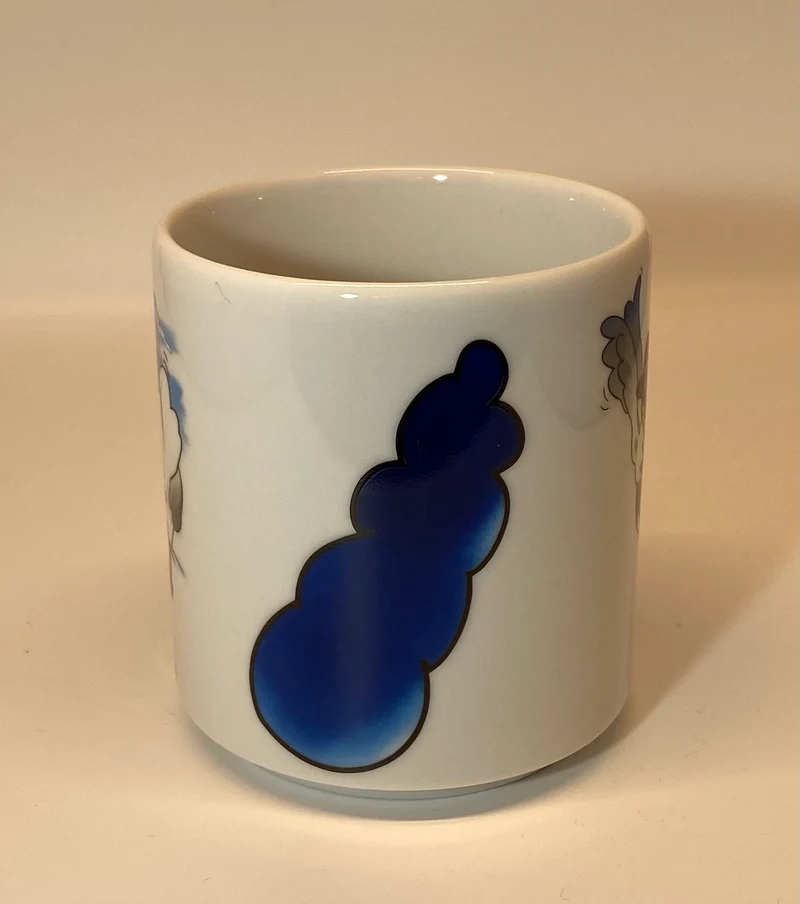 Tasse, Porzellan, „lustige Möwen“ mit Wunschnamen - Jeder Name ist möglich!