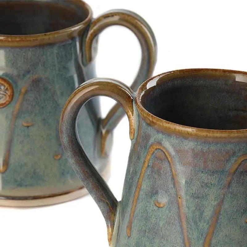 Traditional Celtic Pottery Mug