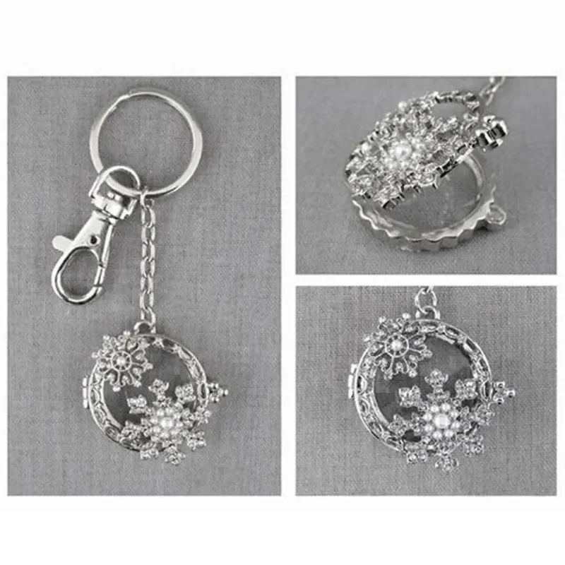 Celtic Snowflake Keychain Magnifier