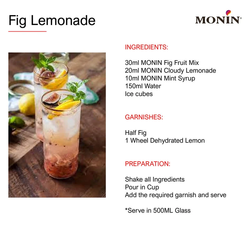 Monin Wild Mint Syrup - 1LTR
