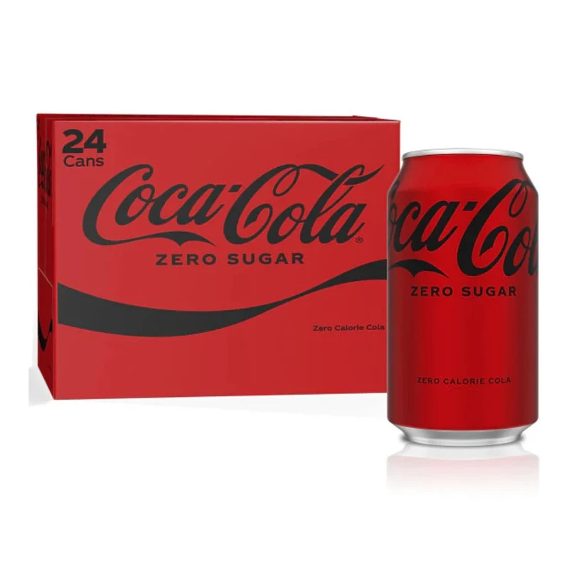 Coca Cola Zero Soft Drink in Can, UAE - 24 X 300ML