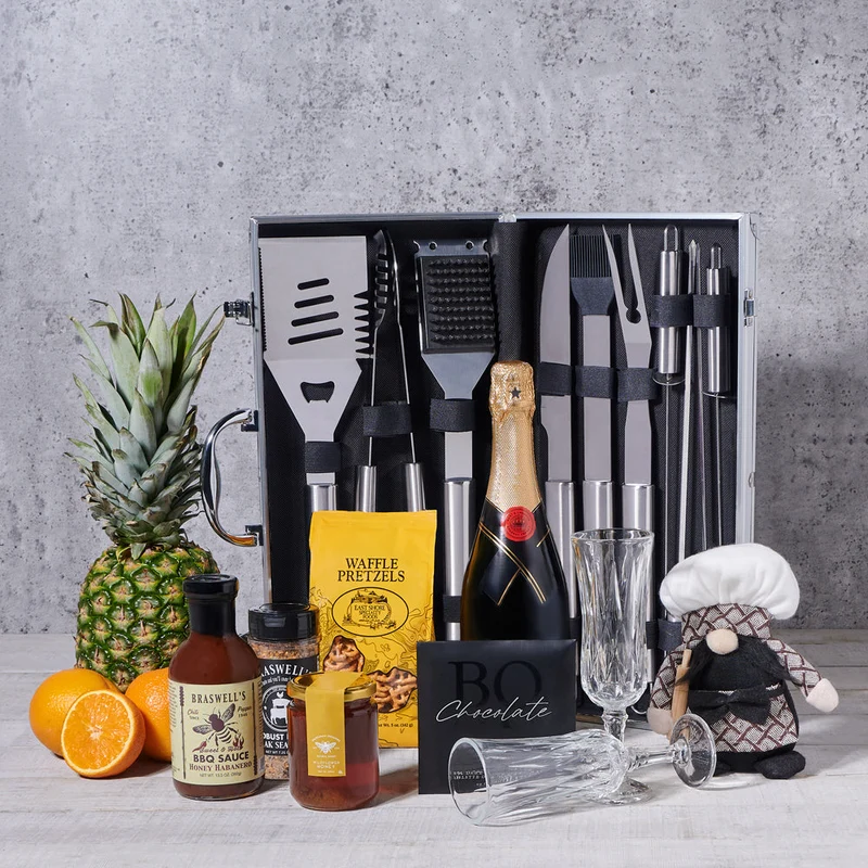 World's Best Sparkling Wine & Grill Gift