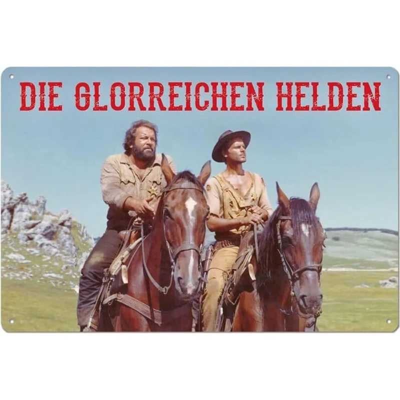 Bud Spencer & Terence Hill Blechschild Die glorreichen
