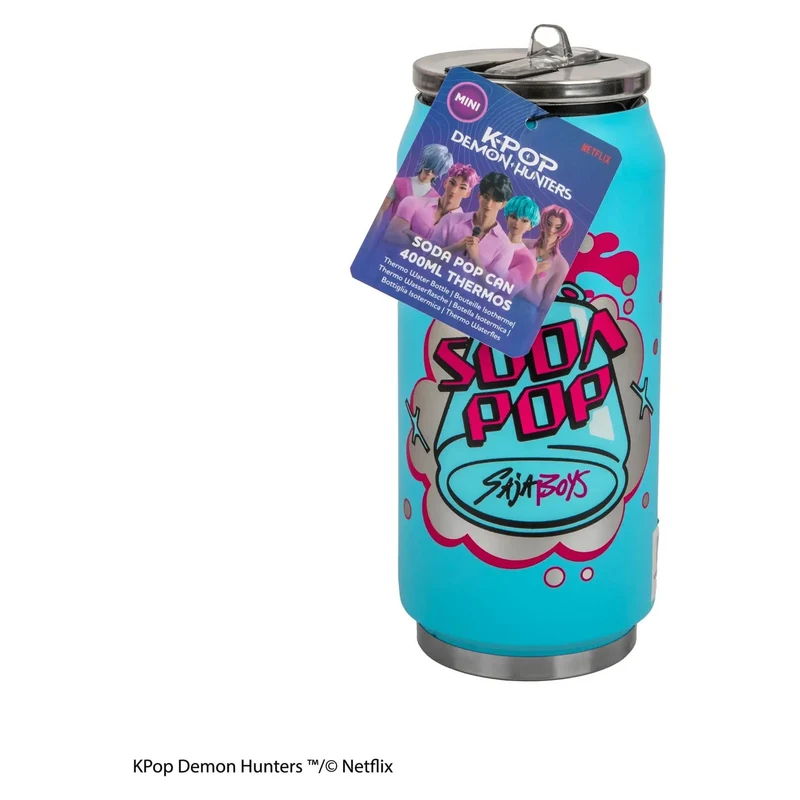 KPop Demon Hunters Thermobecher mit Strohhalm Soda Pop Can