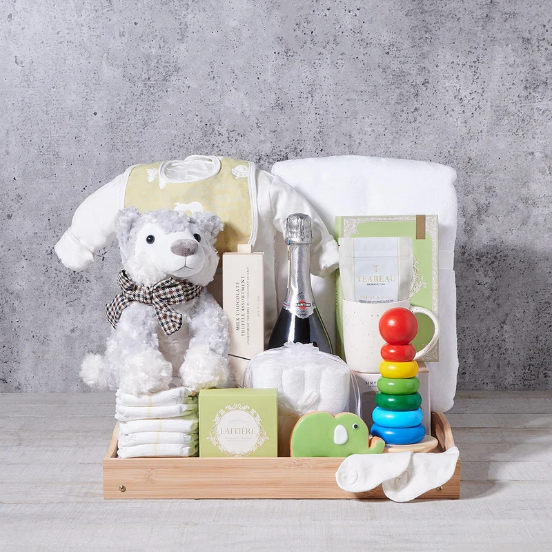 The Opulent Neutral Baby Gift Set