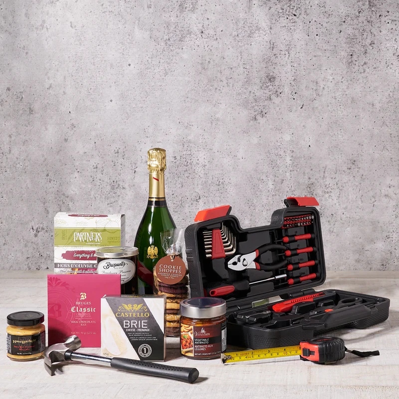 The Craftsman's Utility Champagne & Snack Set