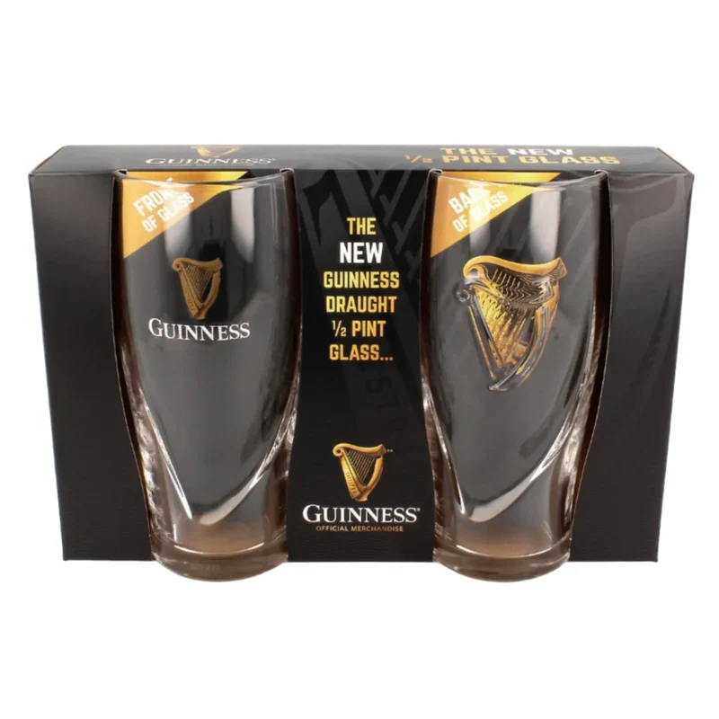 Guinness Half Pint Glass 2 Pack