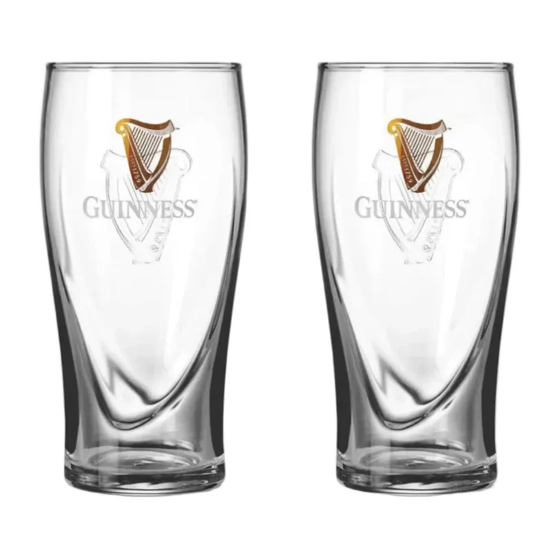 Guinness Pint Glass Twin Pack