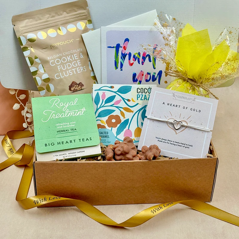 Heart of Gold Thank You Gift Box