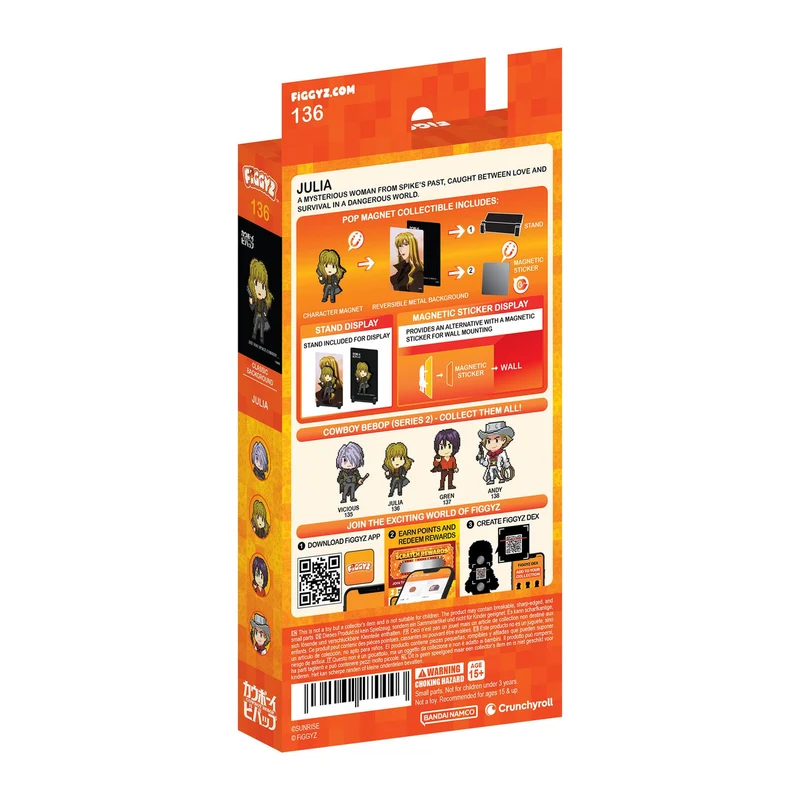 Cowboy Bebop FiGGYZ Magnet-Sammelfigur Julia 11 cm