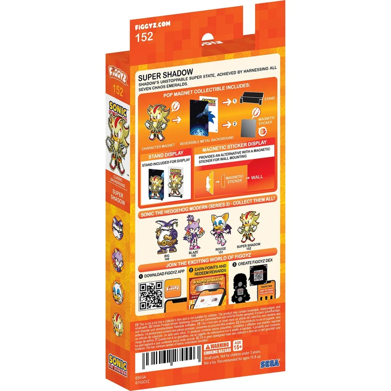 Sonic the Hedgehog (Modern) FiGGYZ Magnet-Sammelfigur Super