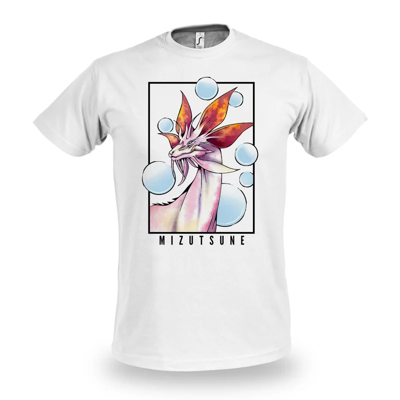 Mizutsune T-Shirt weiß Limited Edition für Monster Hunter Fans