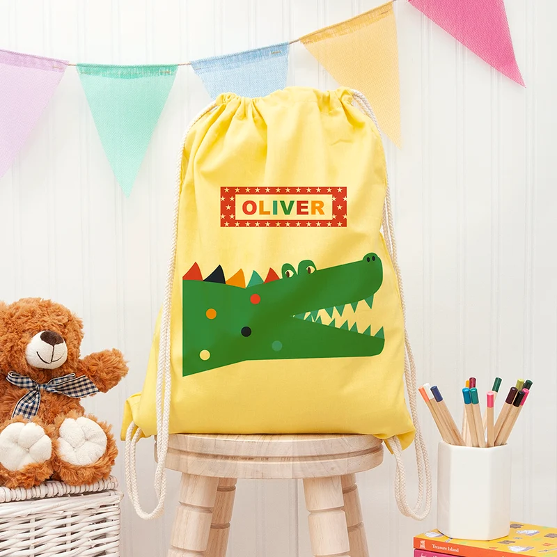 Personalised Personalised Crocodile PE Kit Bag