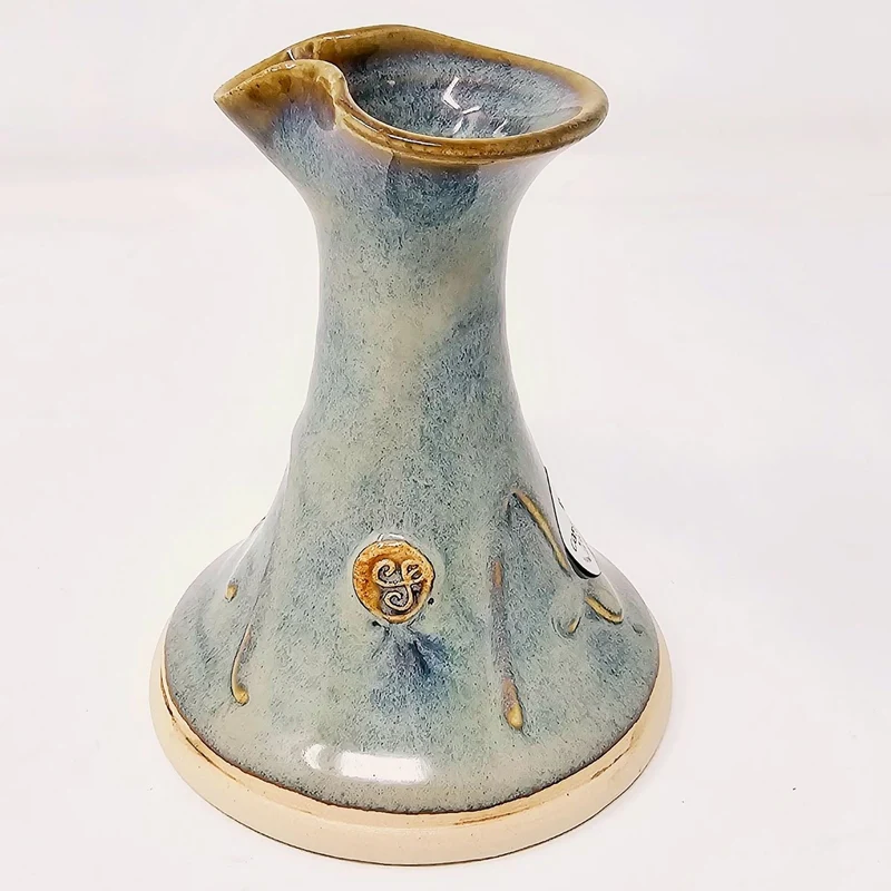 Hand Thrown Glazed Pottery Irish Creamer
