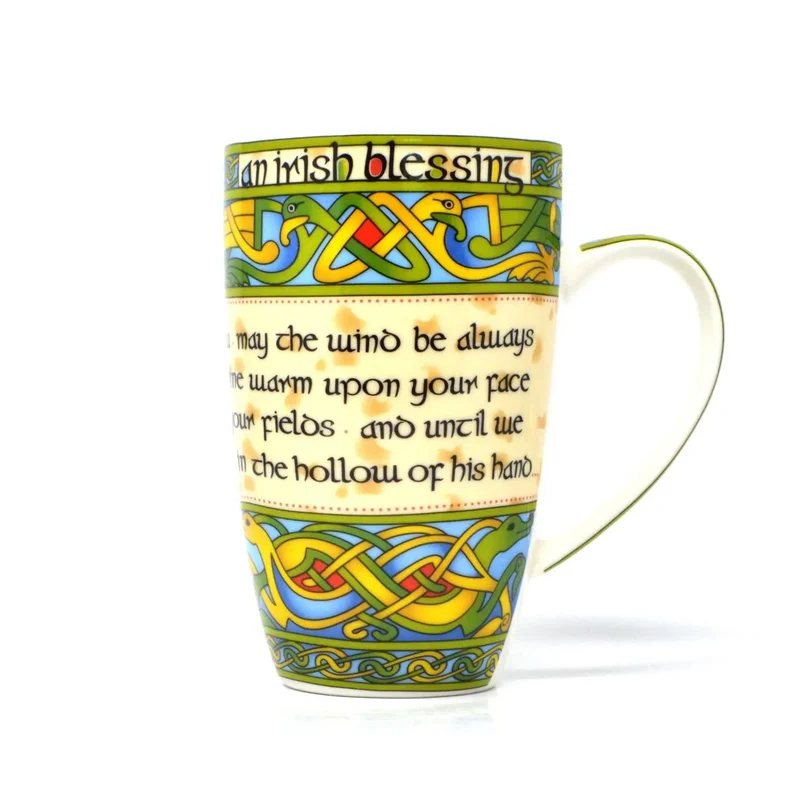 An Irish Blessing Bone China Mug, Set of 6