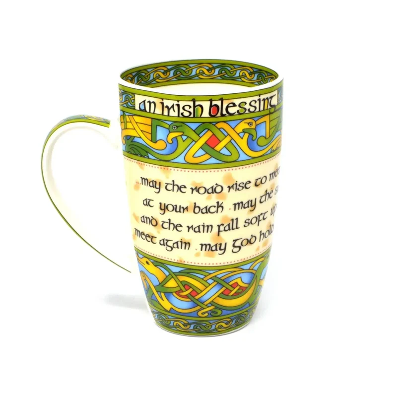 An Irish Blessing Bone China Mug, Set of 6