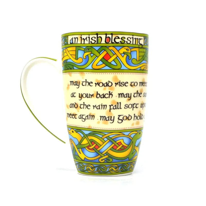 An Irish Blessing Bone China Mug, Set of 6