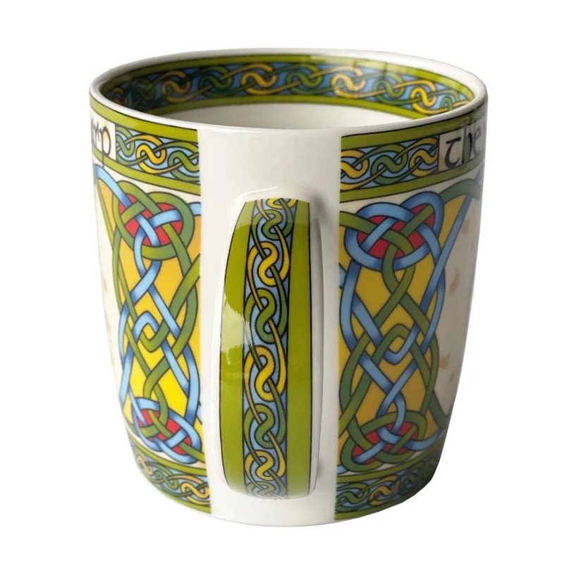 New Bone China Irish Harp Mug