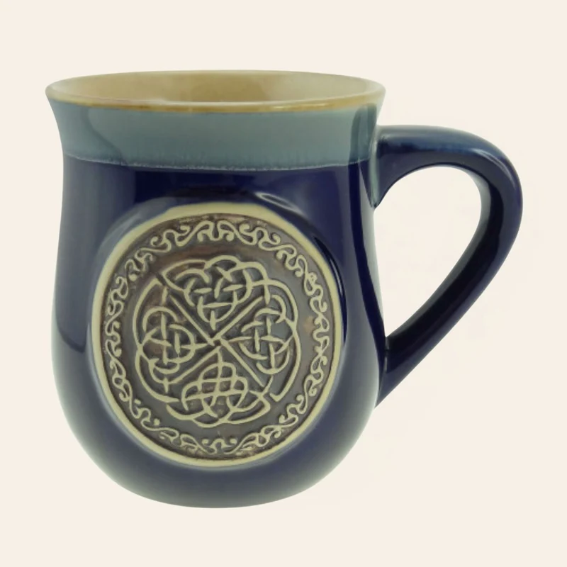 Hand Finished Stoneware Celtic Knot Mug