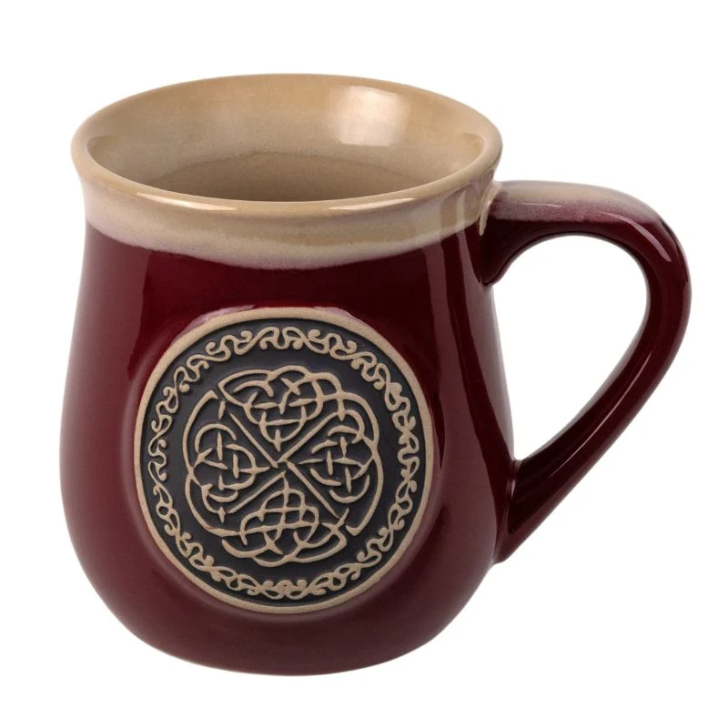 Hand Finished Stoneware Celtic Knot Mug