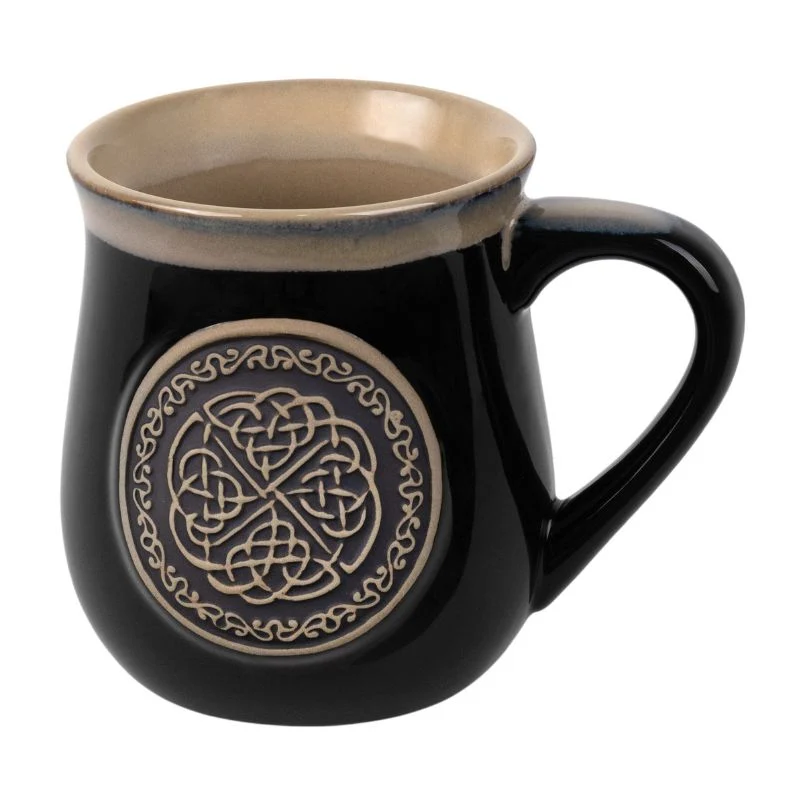 Hand Finished Stoneware Celtic Knot Mug