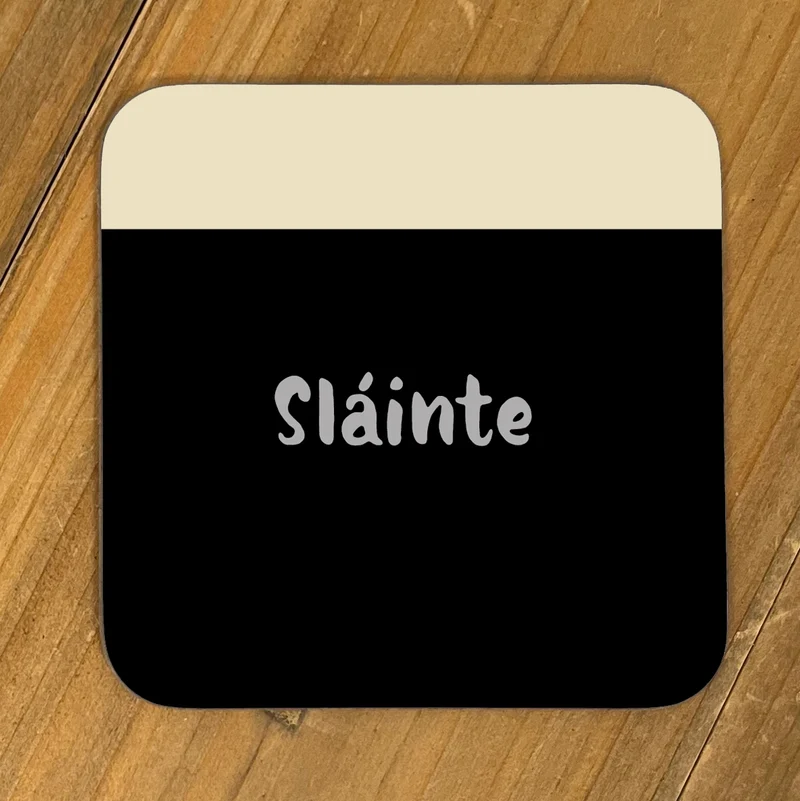 Personalised Guinness Pint Glass and Coaster Set