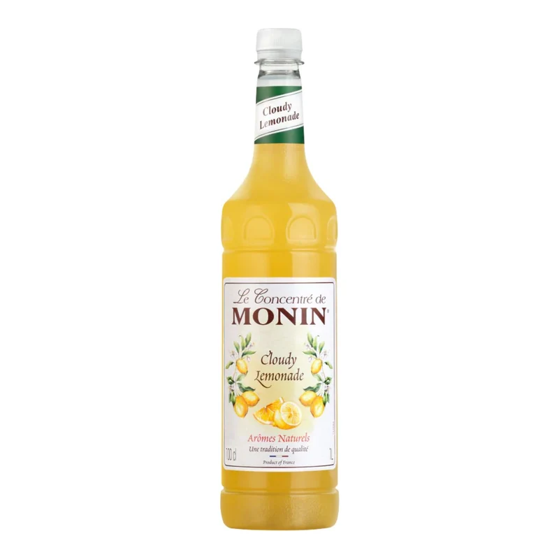 Monin Cloudy Lemonade Syrup in PET Bottle - 1LTR