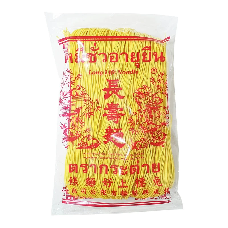 Long Life Yellow Noodles, Thailand - 400G