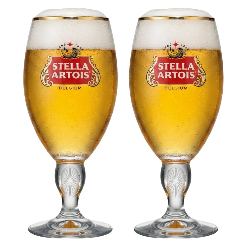 Stella Artois Biergläser - Chalice - 500 ml - 2 Stück