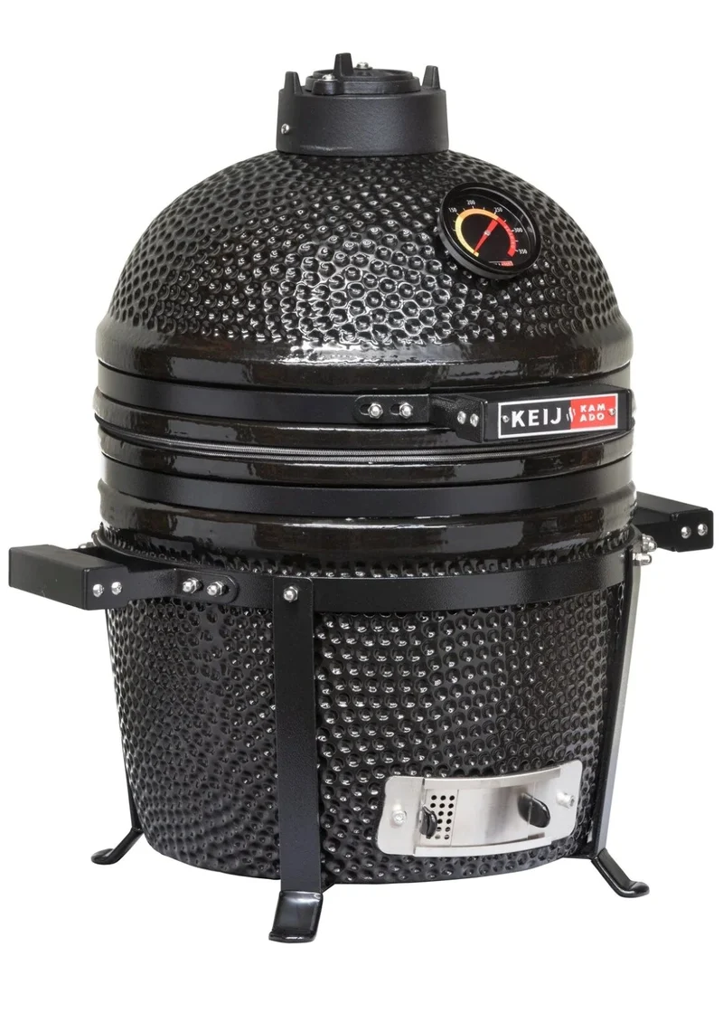 Keij Kamado BBQ Pro Compact Black - 15 Zoll