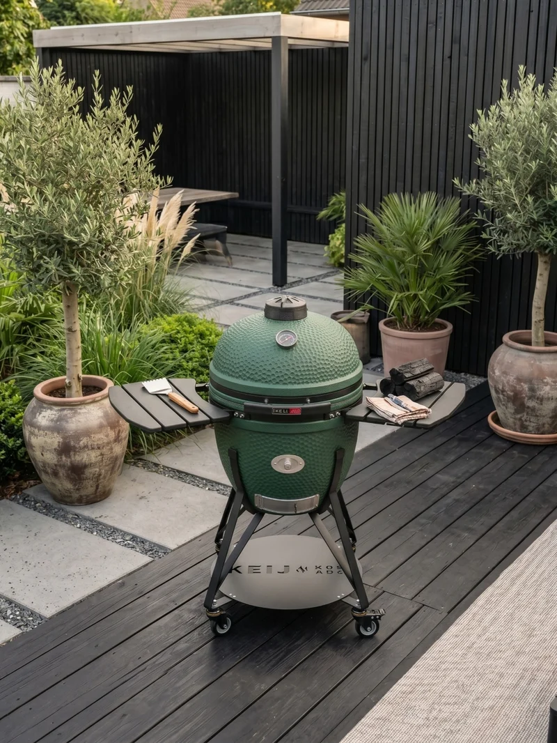 Keij Kamado BBQ Legend XL Green - 23 Zoll