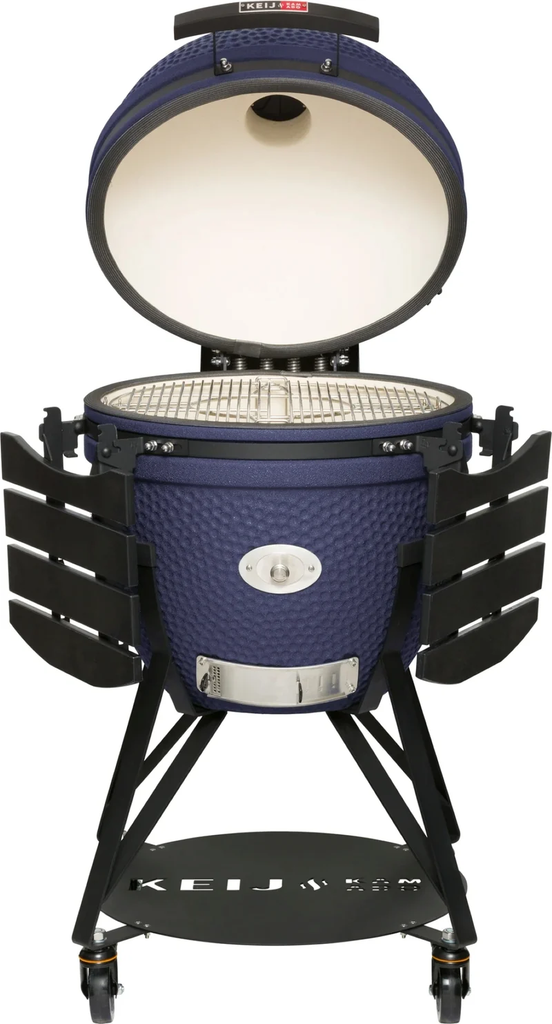 Keij Kamado Legend Keramisch XL Blau - Starterset BBQ Grill