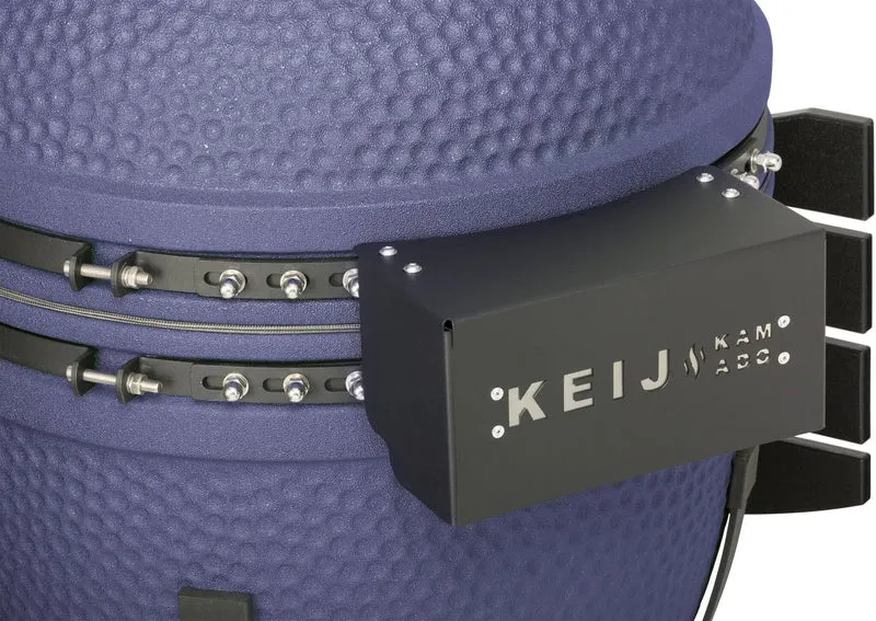 Keij Kamado Legend Keramisch XL Blau - Starterset BBQ Grill