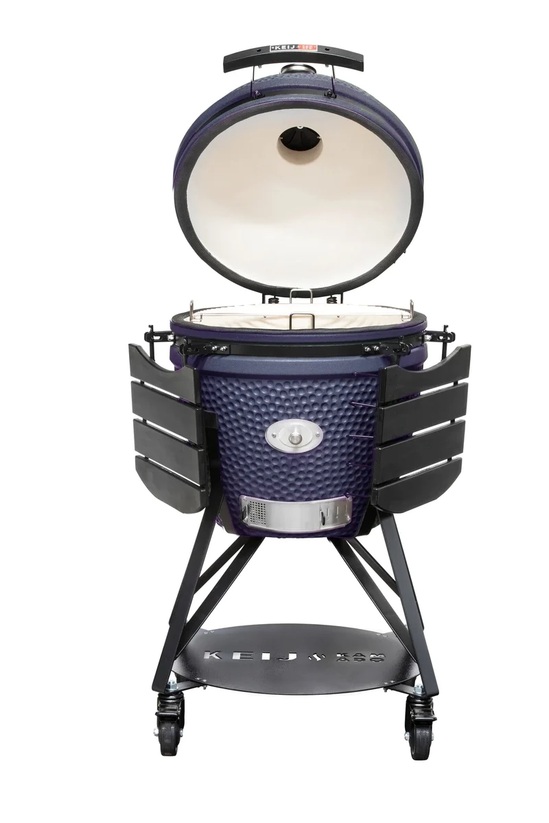 Keij Kamado Legend Keramisch Large Blau - Startersset Grill Holzkohle