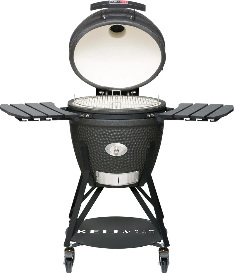 Keij Kamado Legend Keramisch Groß Schwarz - Kamado BBQ Starterset