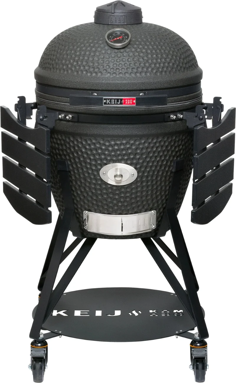 Keij Kamado Legend Keramisch Groß Schwarz - Kamado BBQ Starterset