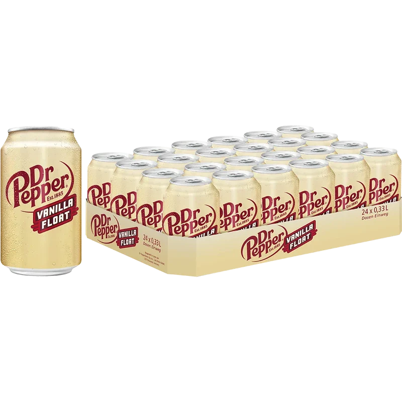 Dr. Pepper Vanilla Float 24x0,33L Dose zzgl. DPG Pfand