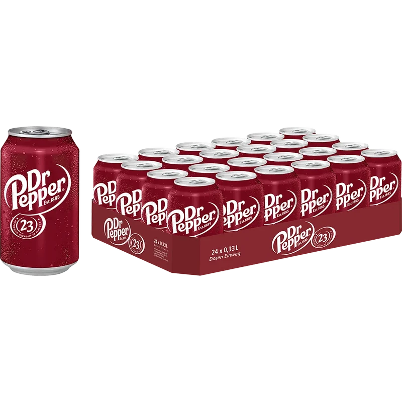 Dr. Pepper 24x0,33L Dose zzgl. DPG Pfand