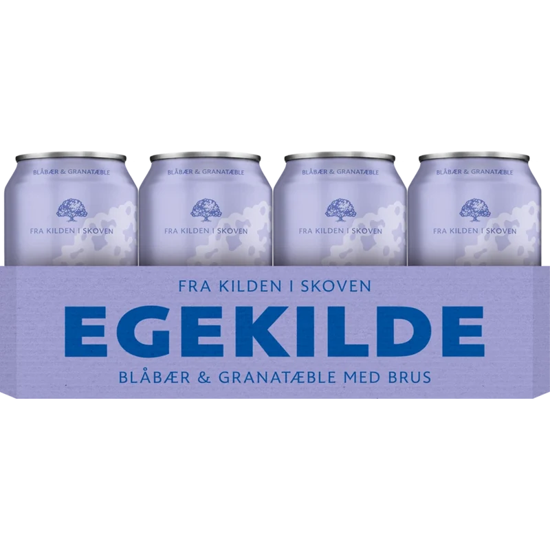Egekilde Blåbær og Granatæble 24x0,33L Dose zzgl. DPG Pfand