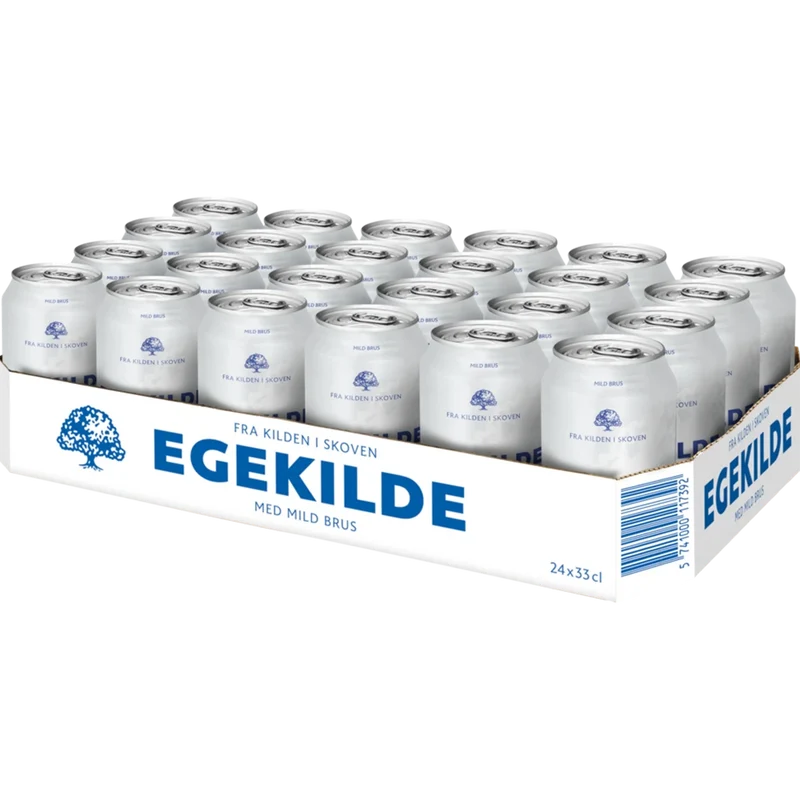 Egekilde med Mild Brus 24x0,33L Dose zzgl. DPG Pfand