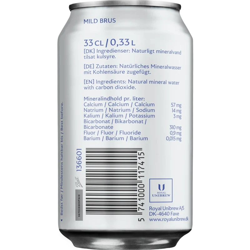Egekilde med Mild Brus 24x0,33L Dose zzgl. DPG Pfand