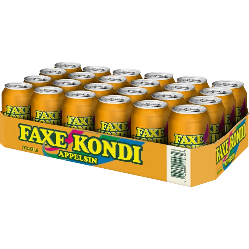 Faxe Kondi Appelsin 24x0,33L Dose zzgl. DPG Pfand