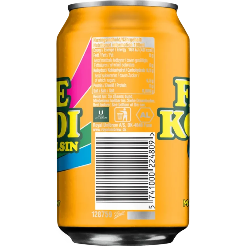 Faxe Kondi Appelsin 24x0,33L Dose zzgl. DPG Pfand