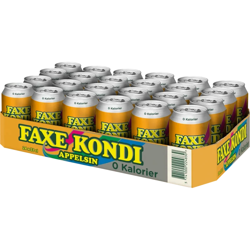 Faxe Kondi Appelsin Free 24x0,33L Dose zzgl. DPG Pfand