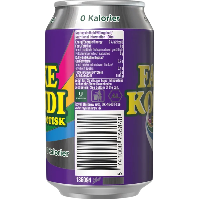 Faxe Kondi Eksotisk 0 kalorier 18x0,33L Dose zzgl. DPG Pfand